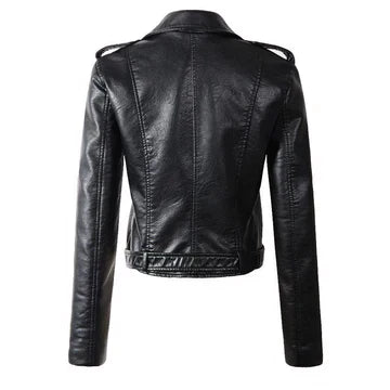 Valenzora | Elegant Premium Leather Jacket for Women | Luxury and Style