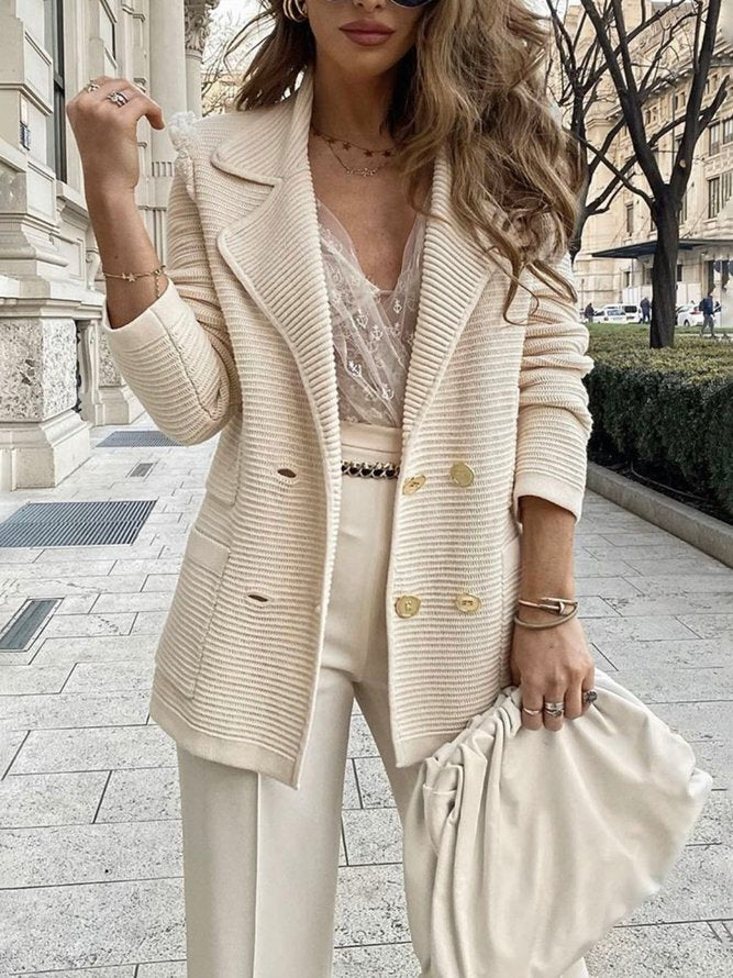 Valenzora | Elegant blazer coat with buttons