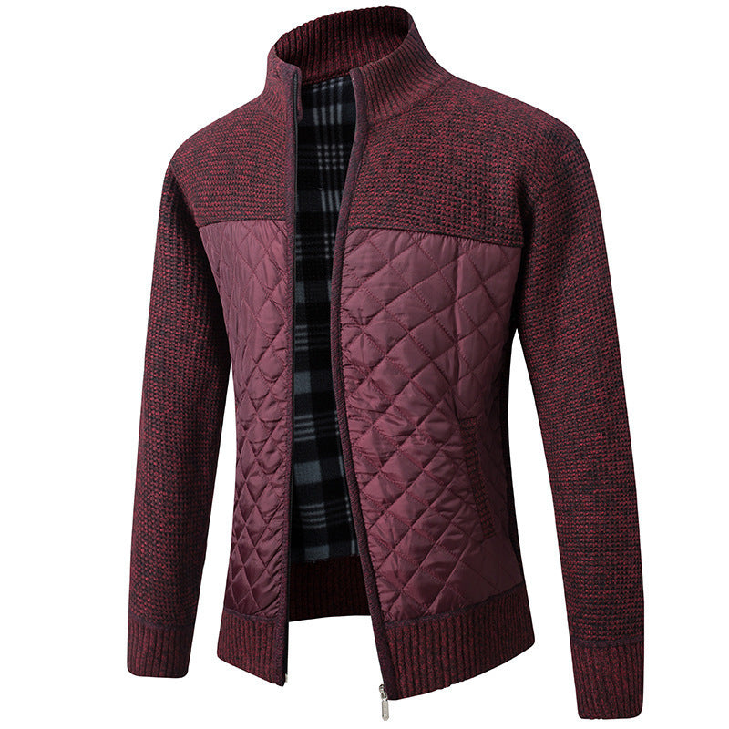 Valenzora | Cardigan with stand-up collar