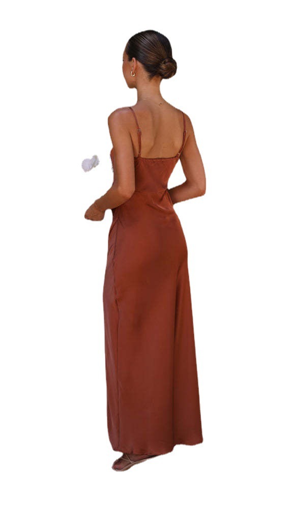 Valenzora | Summer Solid Color Split Dress for Women