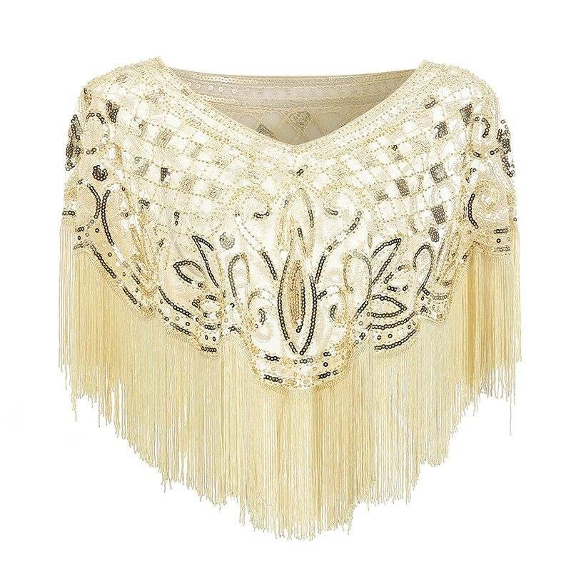 Valenzora | Gatsby Schal Champagner