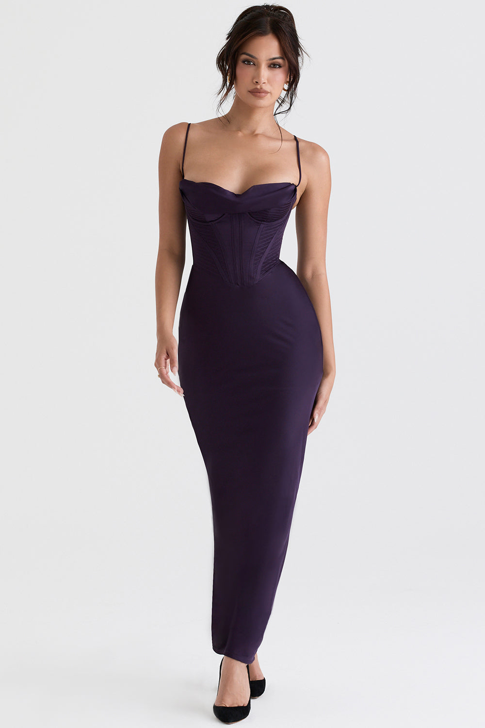 Valenzora | Maxi dress with off-the-shoulder design
