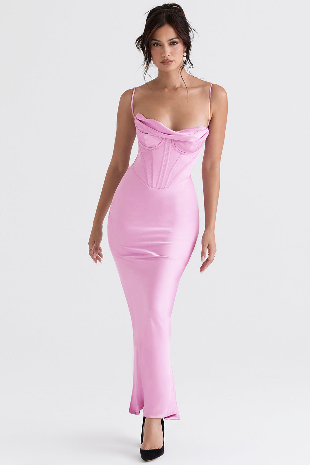 Valenzora | Maxi dress with off-the-shoulder design