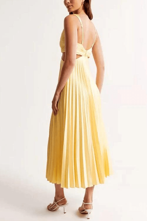 Valenzora | Kleid mit Plisseekragen, Damenabendkleid