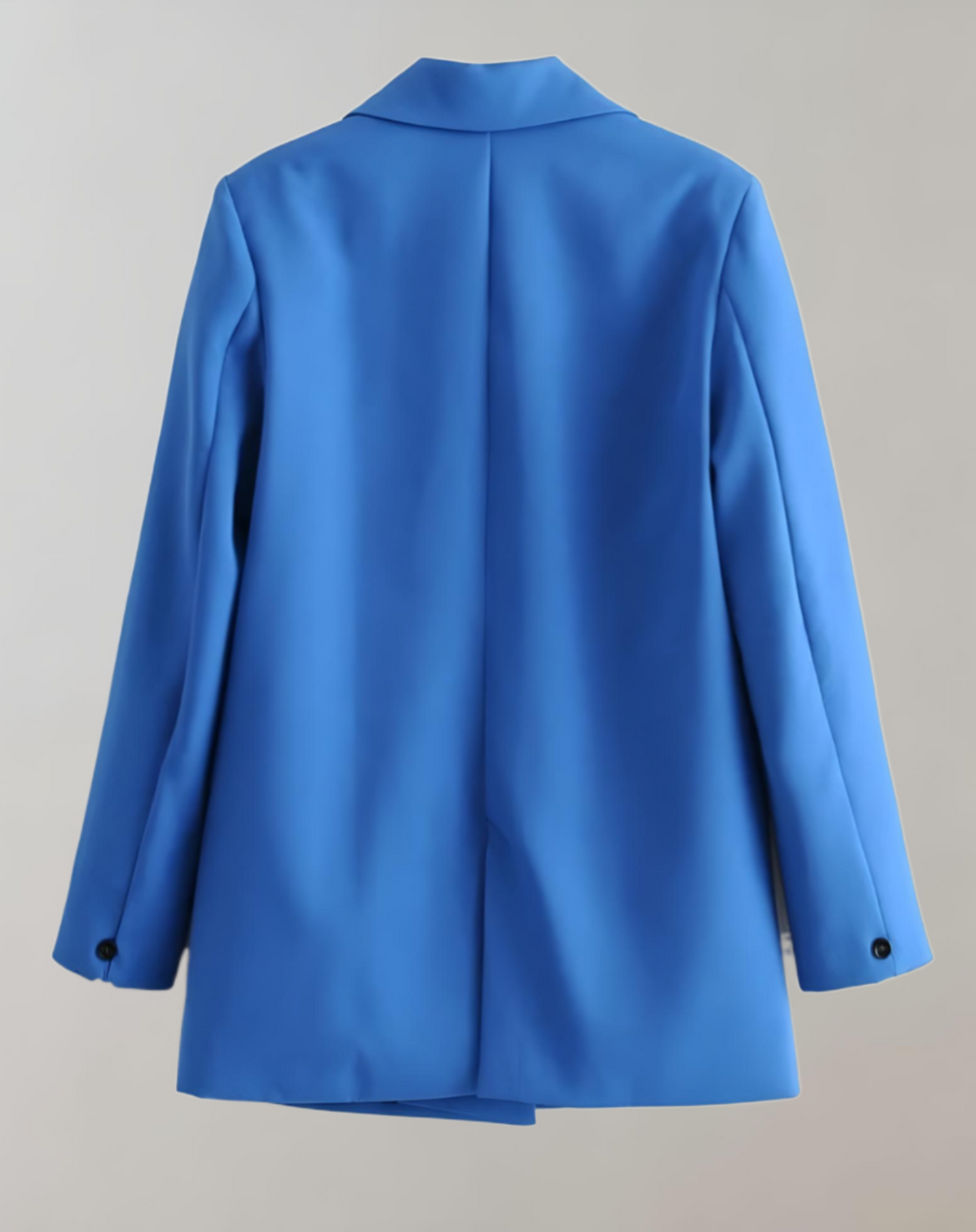 Valenzora | Comfortable solid color formal plus size collar blazer