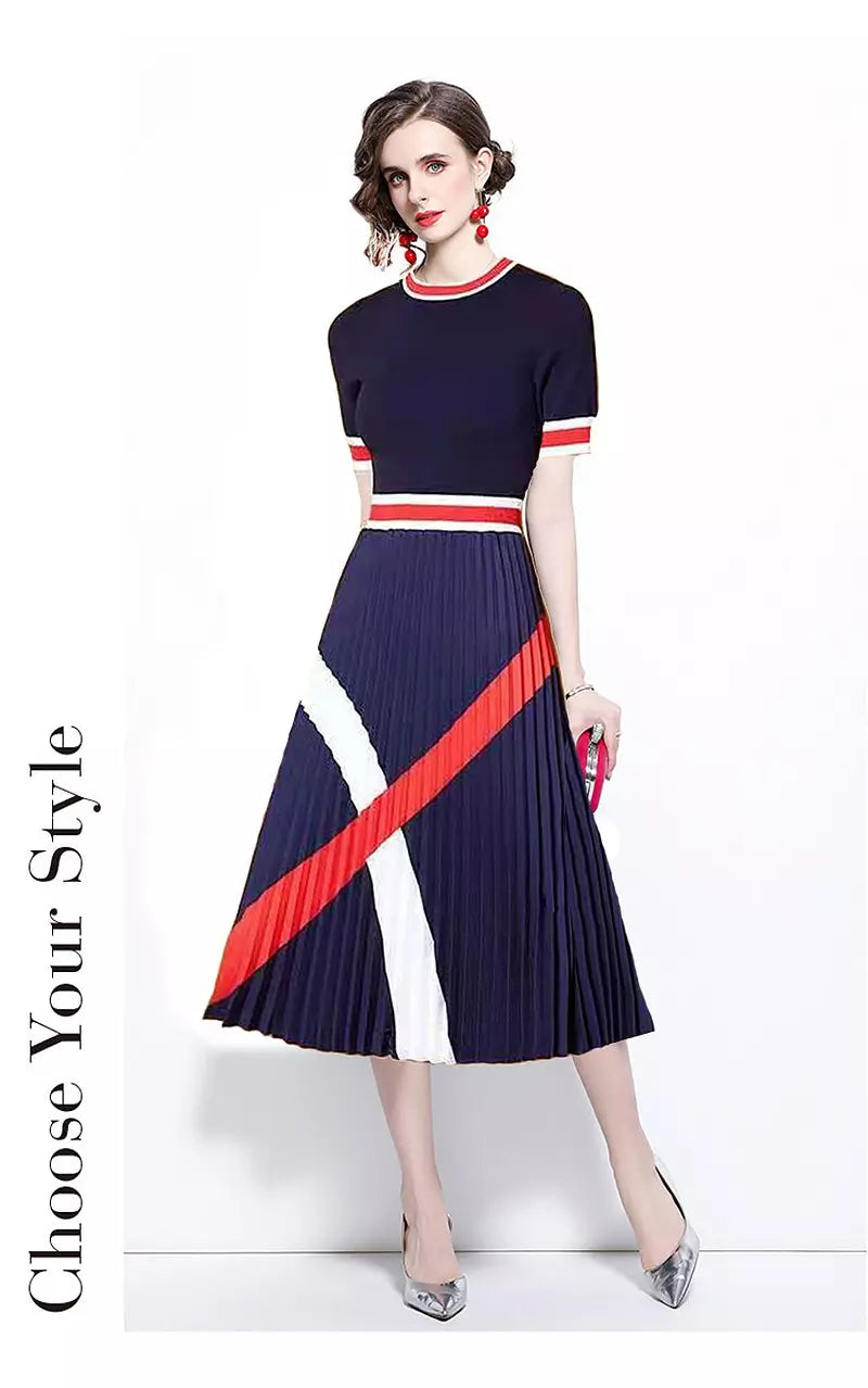 Valenzora | Stylish knitted casual business dresses