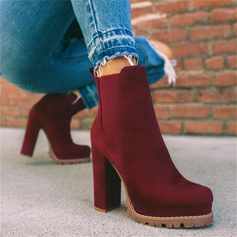 Valenzora | Suede High Nude Heel