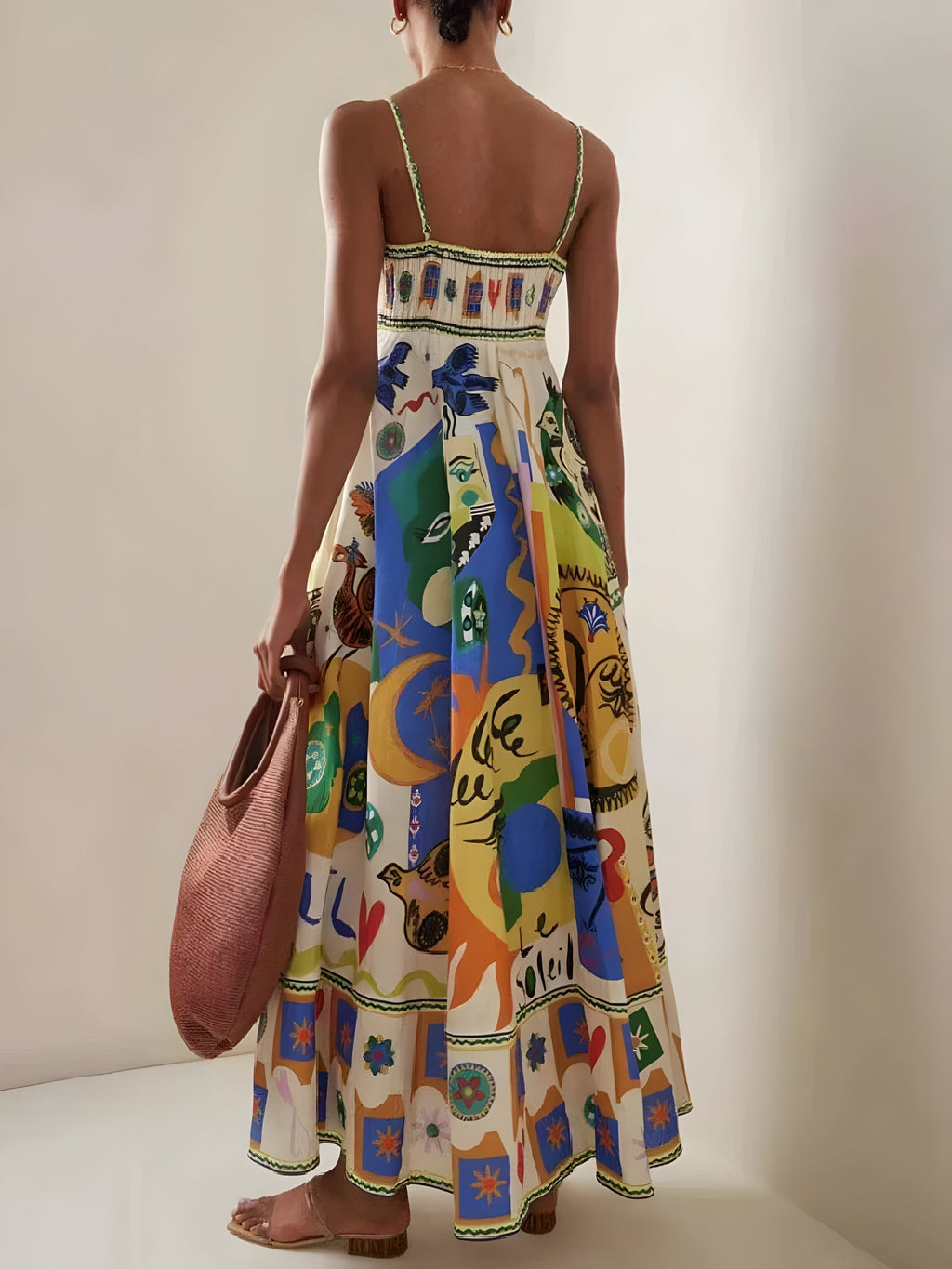 Valenzora | Vibrant linen summer dress
