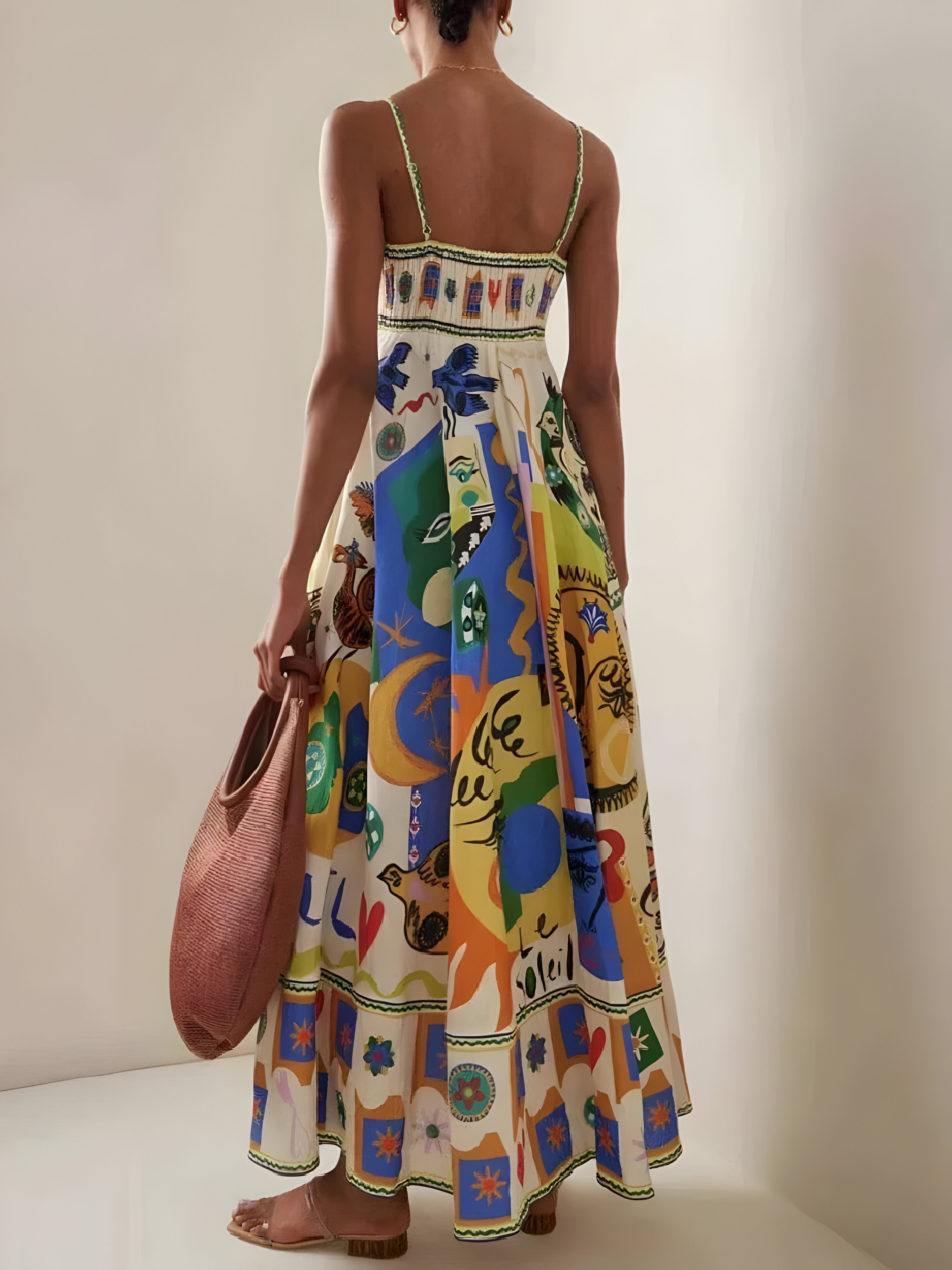 Valenzora | Vibrant linen summer dress