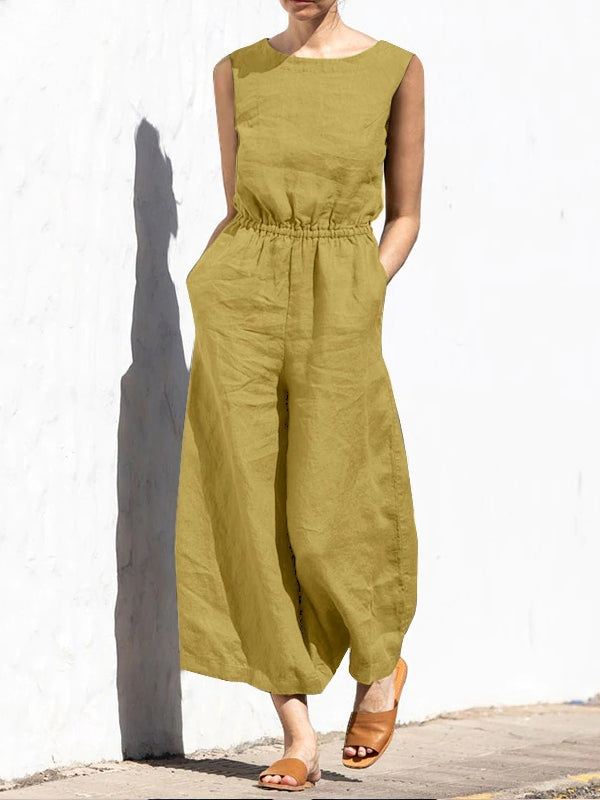 Valenzora | Damen militärgrüner Sommer-Büro-Overall