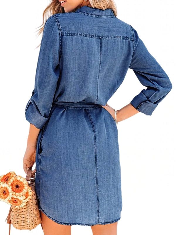 Valenzora | Fashion Women's Relaxed Denim Dress