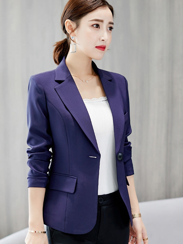 Valenzora | Schwarzer Blazer für Damen, Bürojacke, Anzugjacke mit Taschen