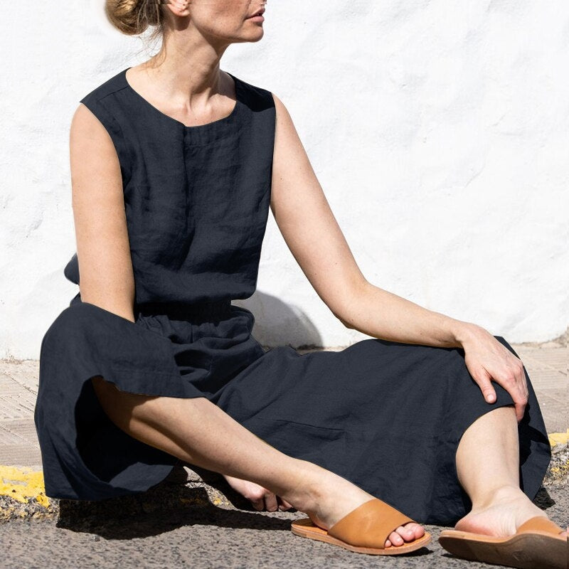 Valenzora | Damen militärgrüner Sommer-Büro-Overall