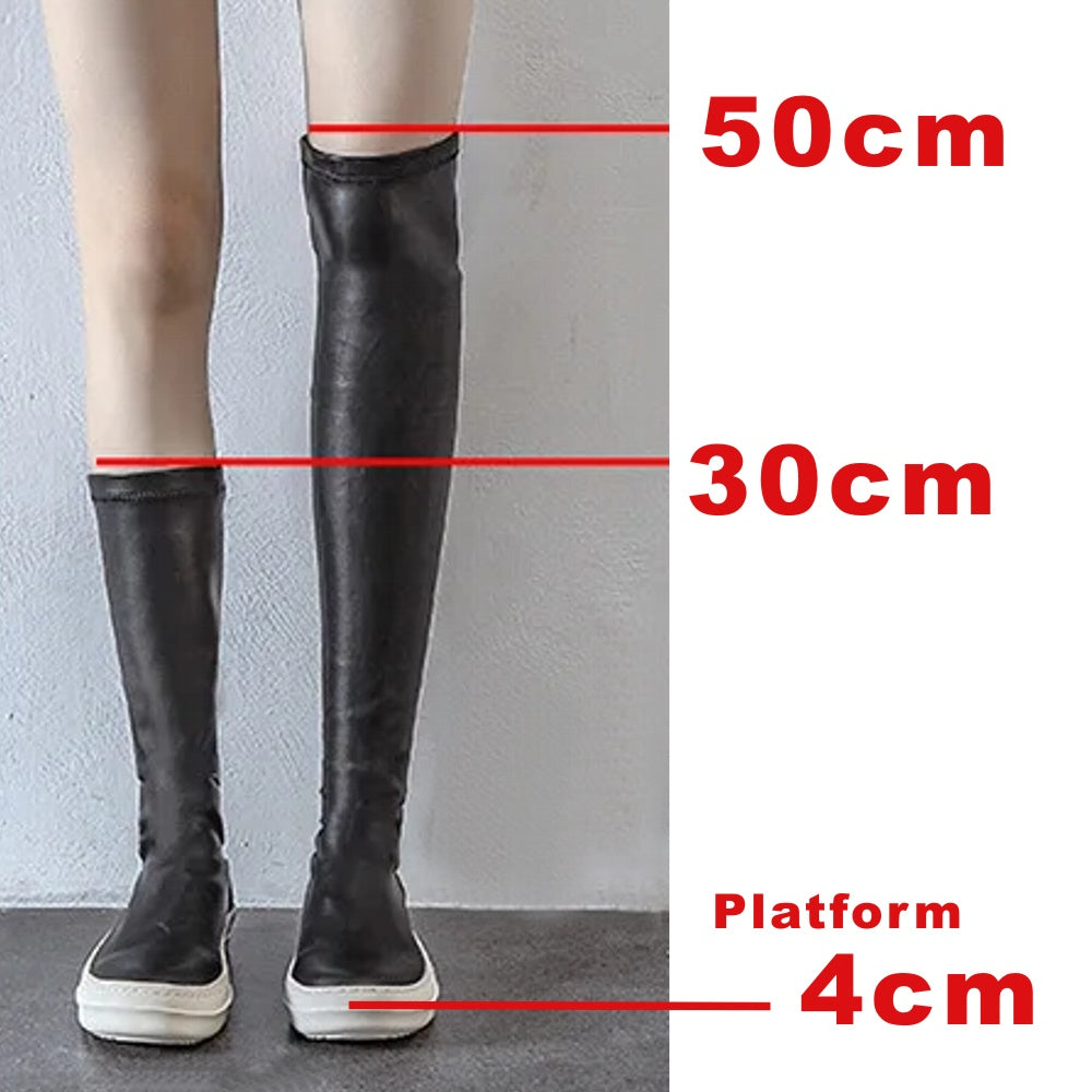 Valenzora | Flache Stiefel für Damen