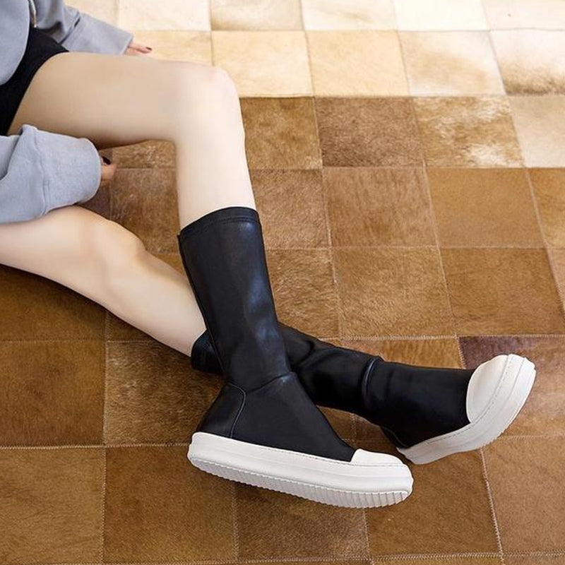 Valenzora | Flache Stiefel für Damen