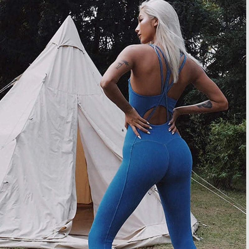 Valenzora | Yoga Sportliche Einteiler Bodys Fitness Trainingsbekleidung