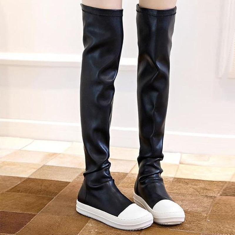 Valenzora | Flache Stiefel für Damen