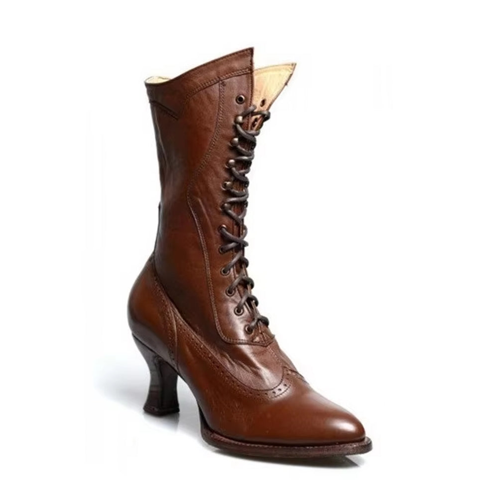 Valenzora | Retro Ritterstiefel für Damen Cosplay High Heels