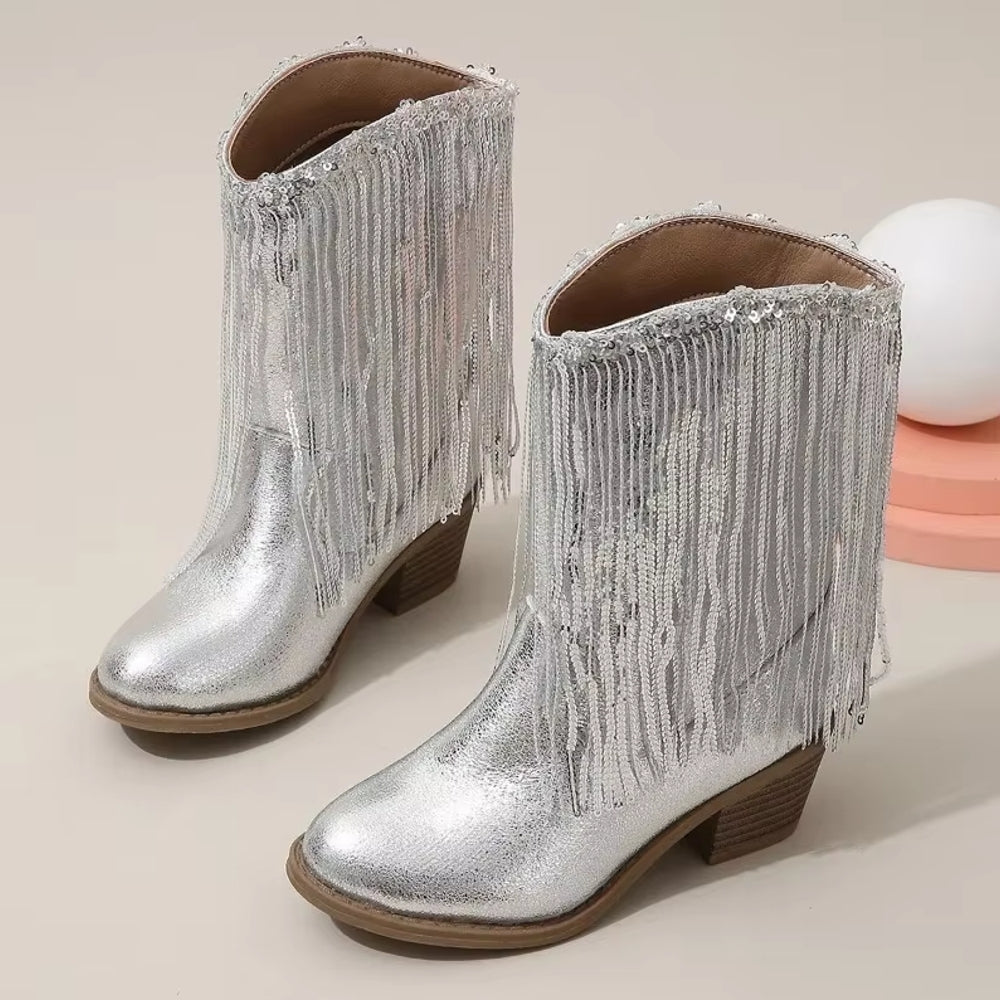Valenzora | Tupsut Pink Elegant Britannia Princess Kids Boots