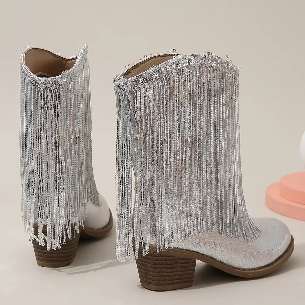 Valenzora | Tupsut Pink Elegant Britannia Princess Kids Boots