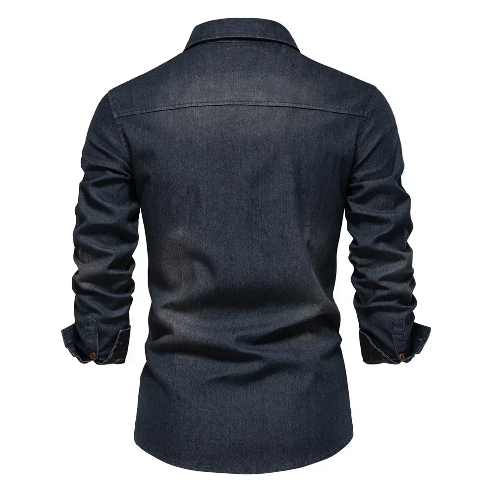 Valenzora | Cotton Denim Shirt