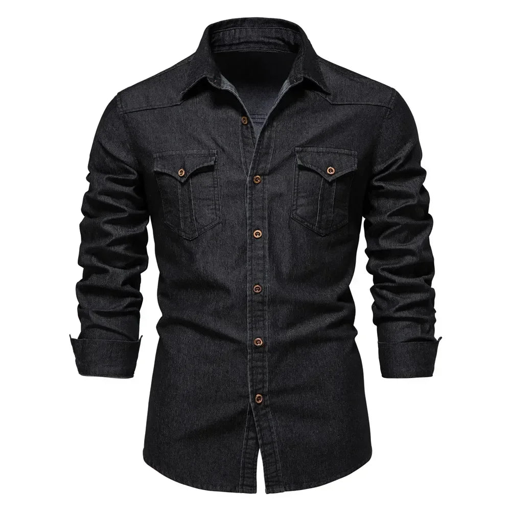 Valenzora | Cotton Denim Shirt