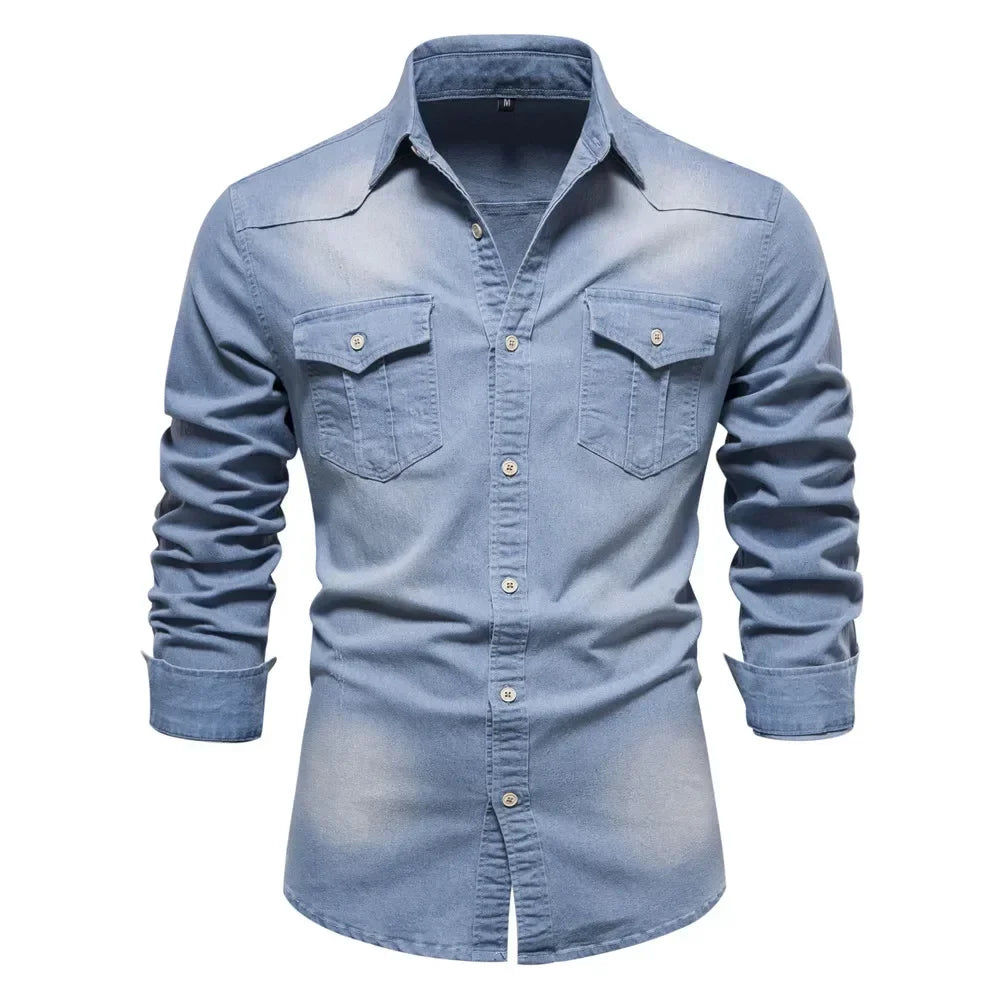 Valenzora | Cotton Denim Shirt