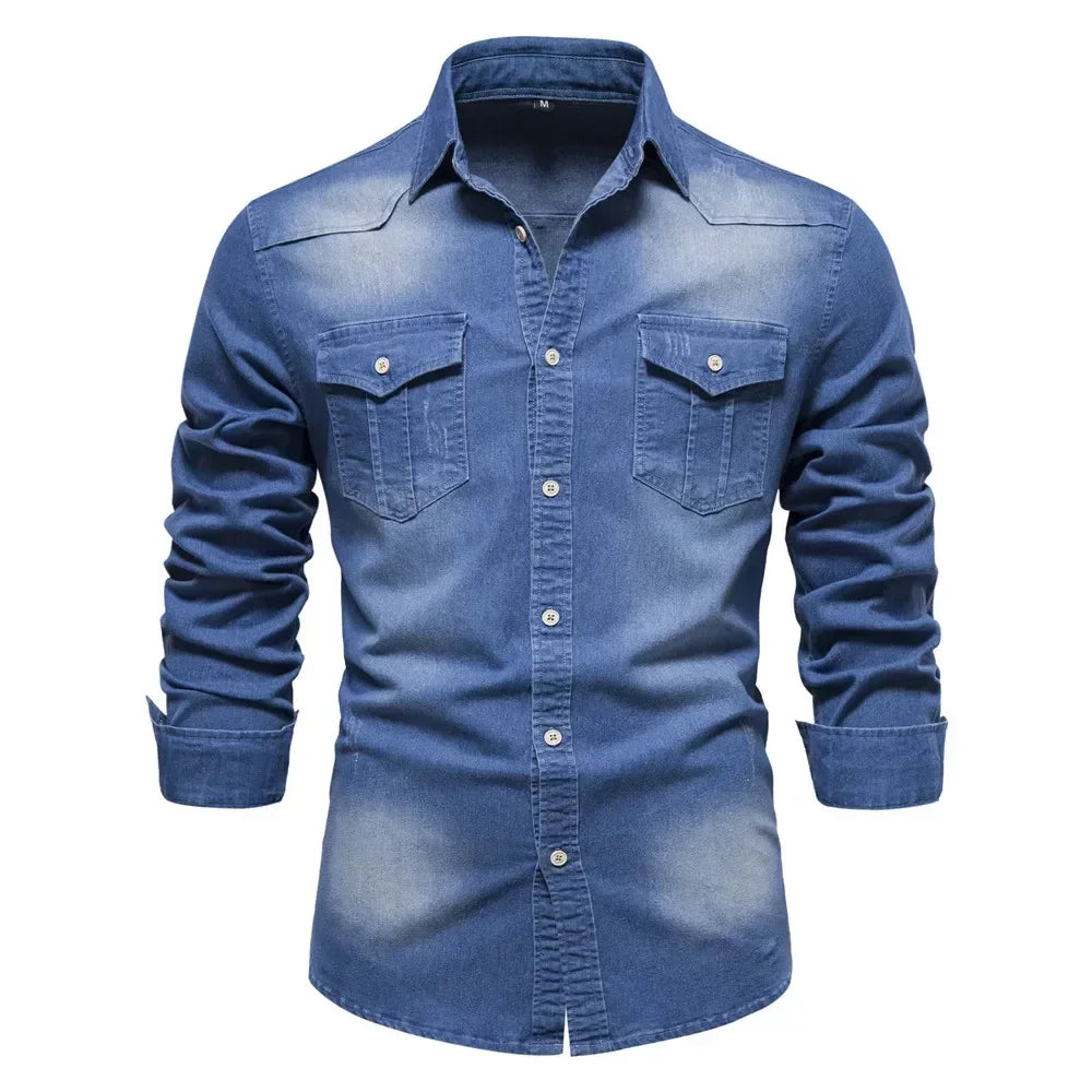 Valenzora | Cotton Denim Shirt
