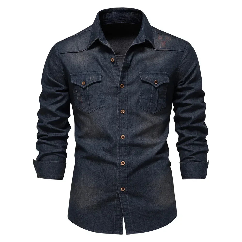 Valenzora | Cotton Denim Shirt