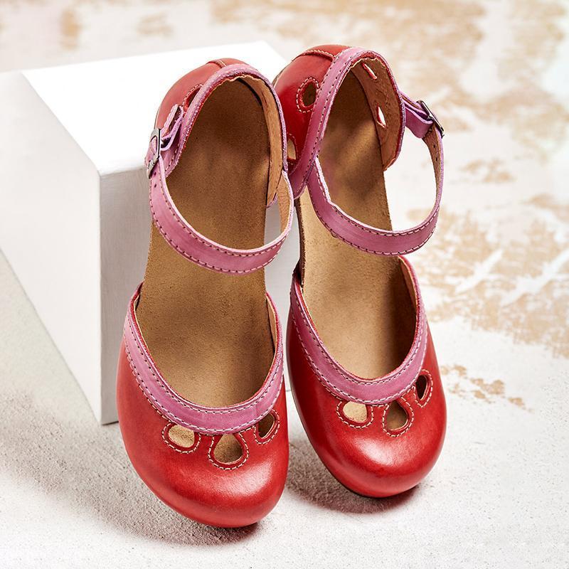Valenzora | Comfortable Low Heel Sandals