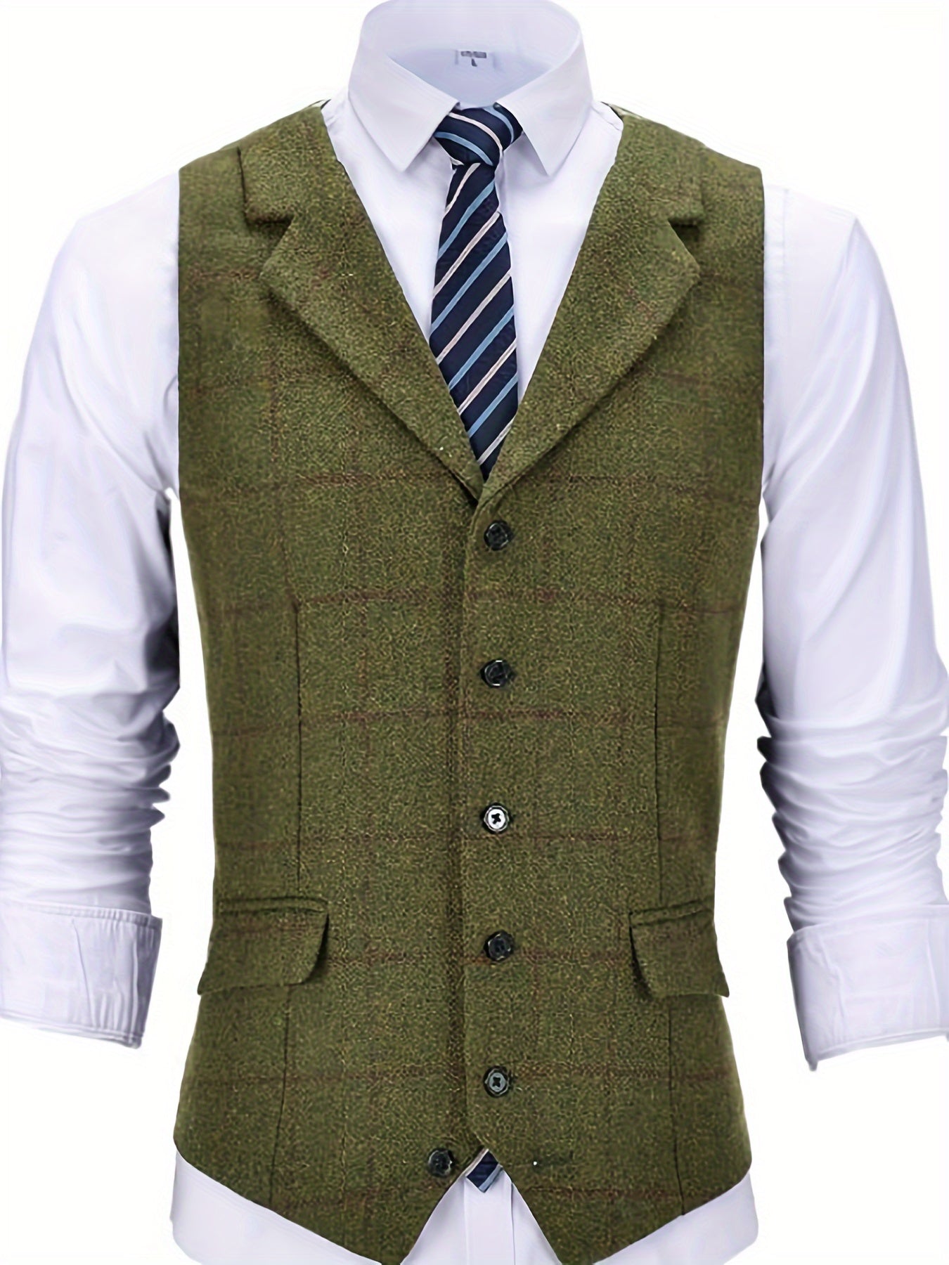 Valenzora | Checkered wool vest