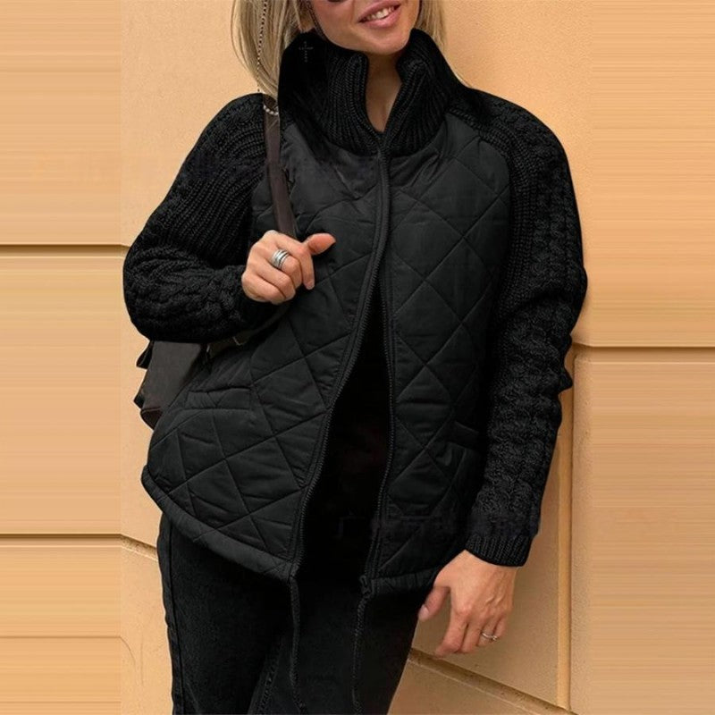 Valenzora | Knit Sleeve Patchwork Jacket