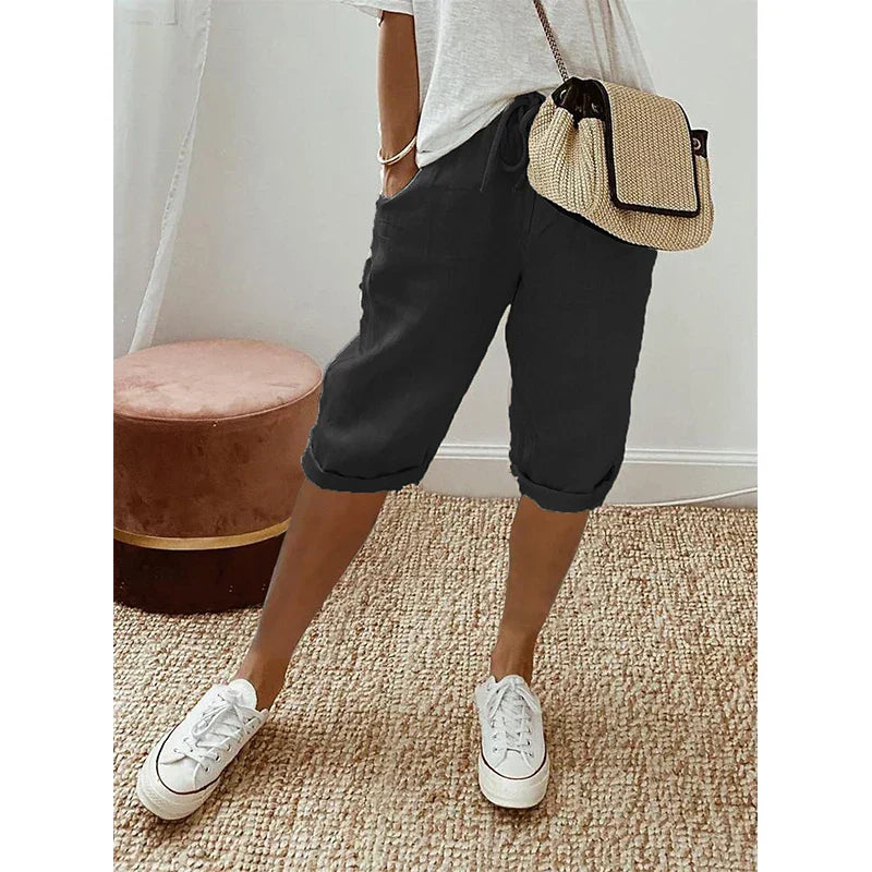 Valenzora | Cotton Linen Trousers