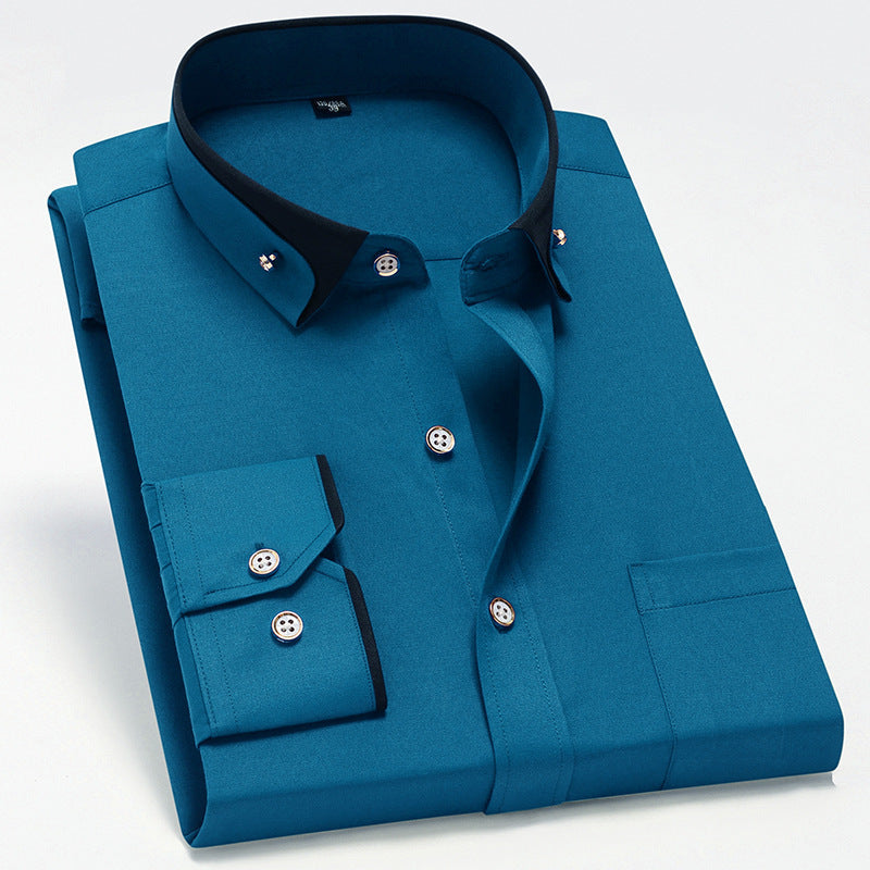 Valenzora | The Refined Shirt with Contrast Collar