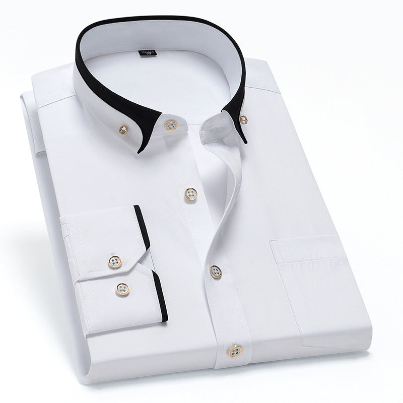 Valenzora | The Refined Shirt with Contrast Collar