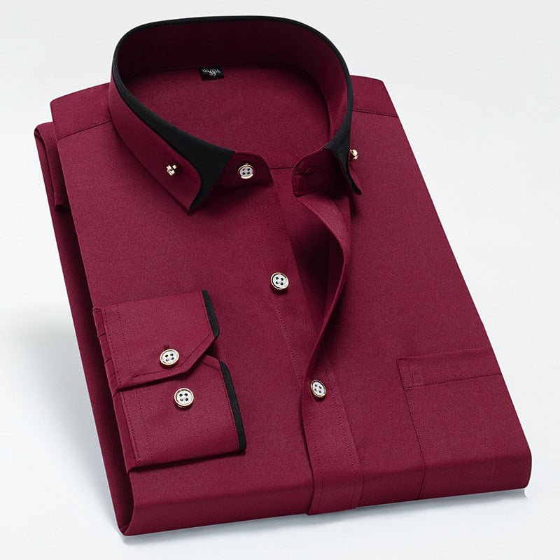 Valenzora | The Refined Shirt with Contrast Collar