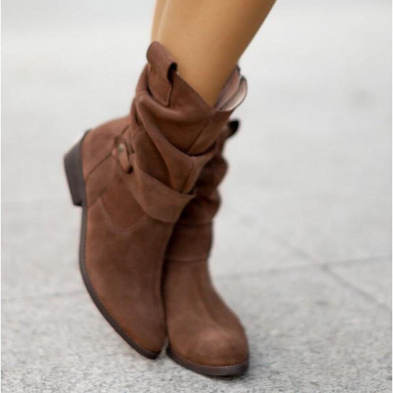 Valenzora | Comfort - Comfortable suede ankle boots with a low heel