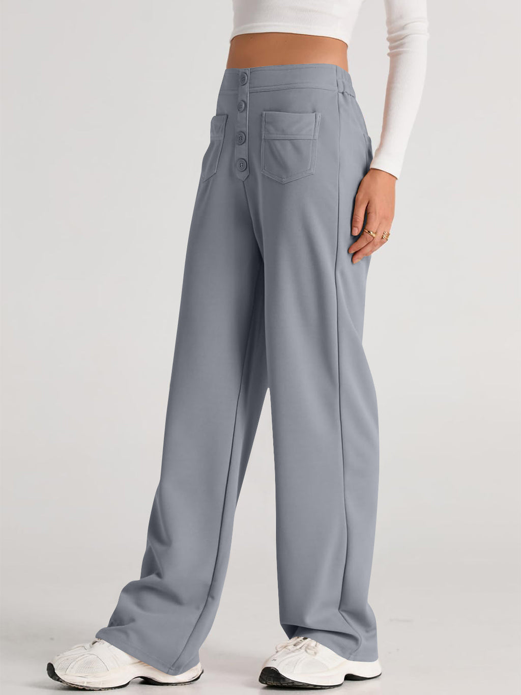 Valenzora | Weite Hose mit Taschen, elegant und bequem