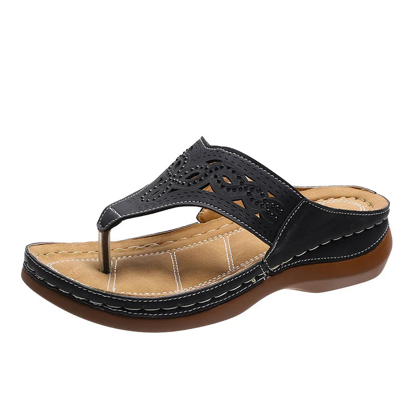 Valenzora - Women's flip-flops with optimal support