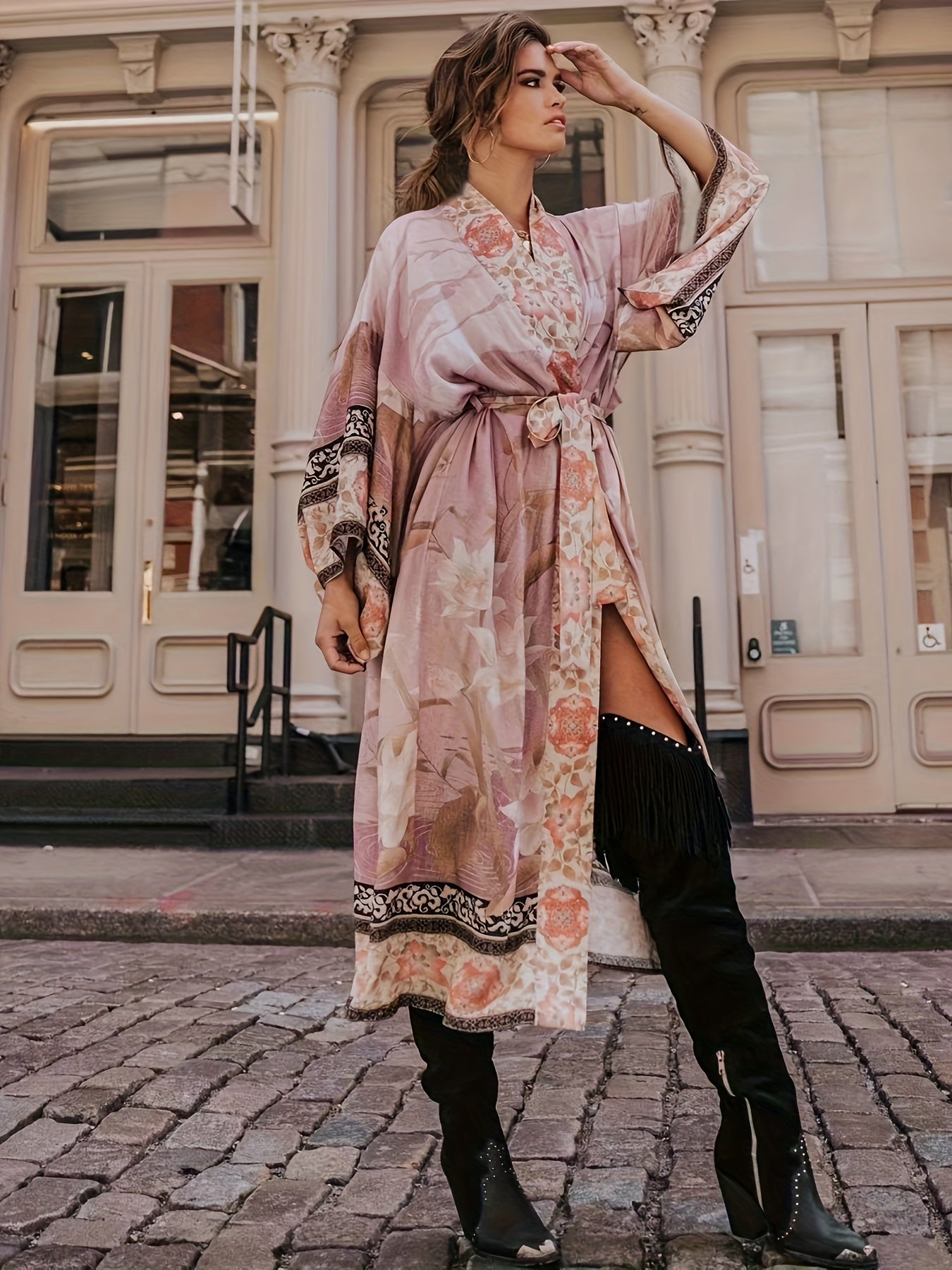 Valenzora | Printed, Kimono-Inspired, Stylish Beach Wrap