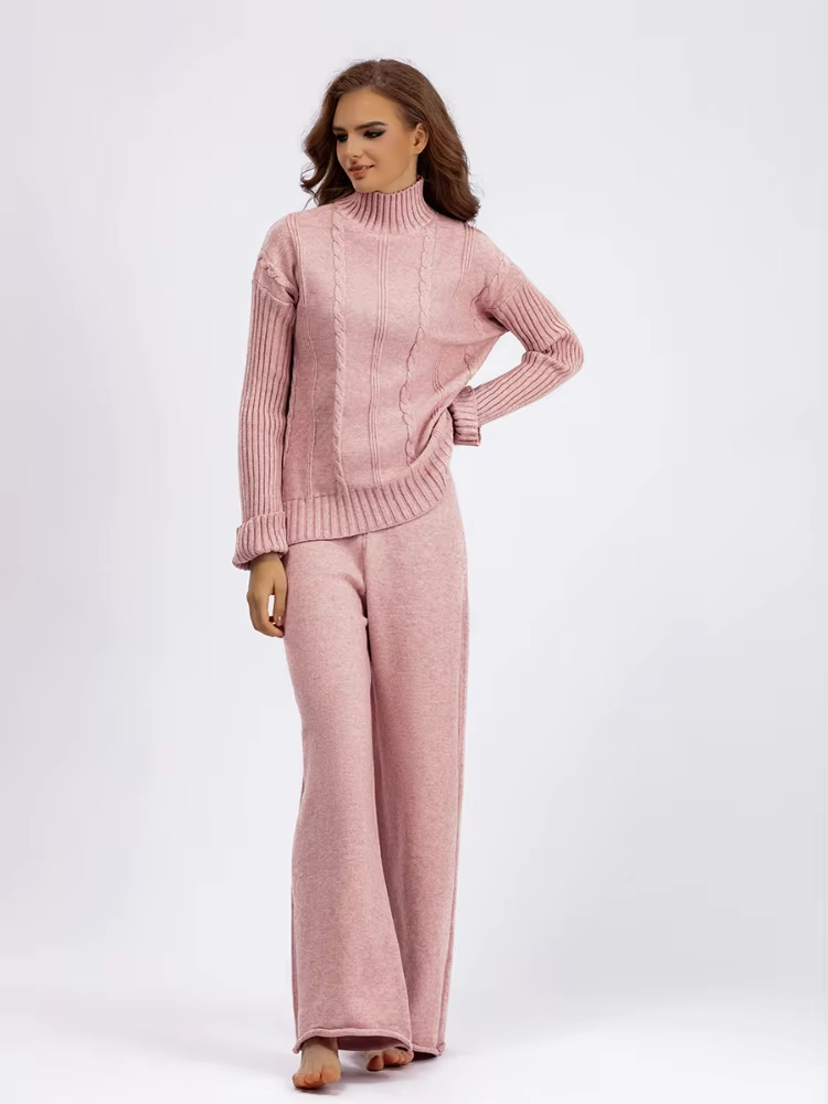 Valenzora | Modernes, elegantes zweiteiliges Strickset