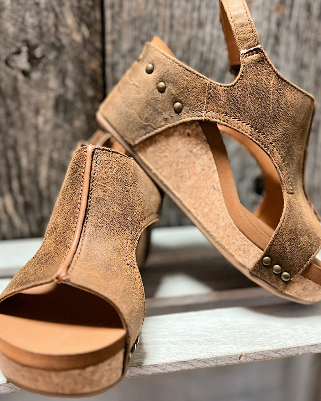 Valenzora - Women's Cork Platform Wedge Sandals with Ankle Strap | Stylish Open Toe Wedge Sandals for Women