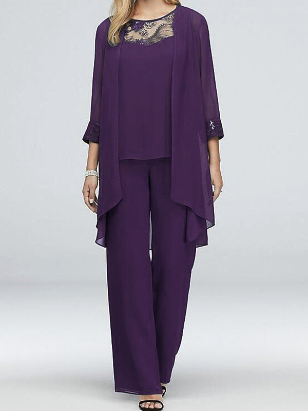 Valenzora | Elegant three-piece cardigan set