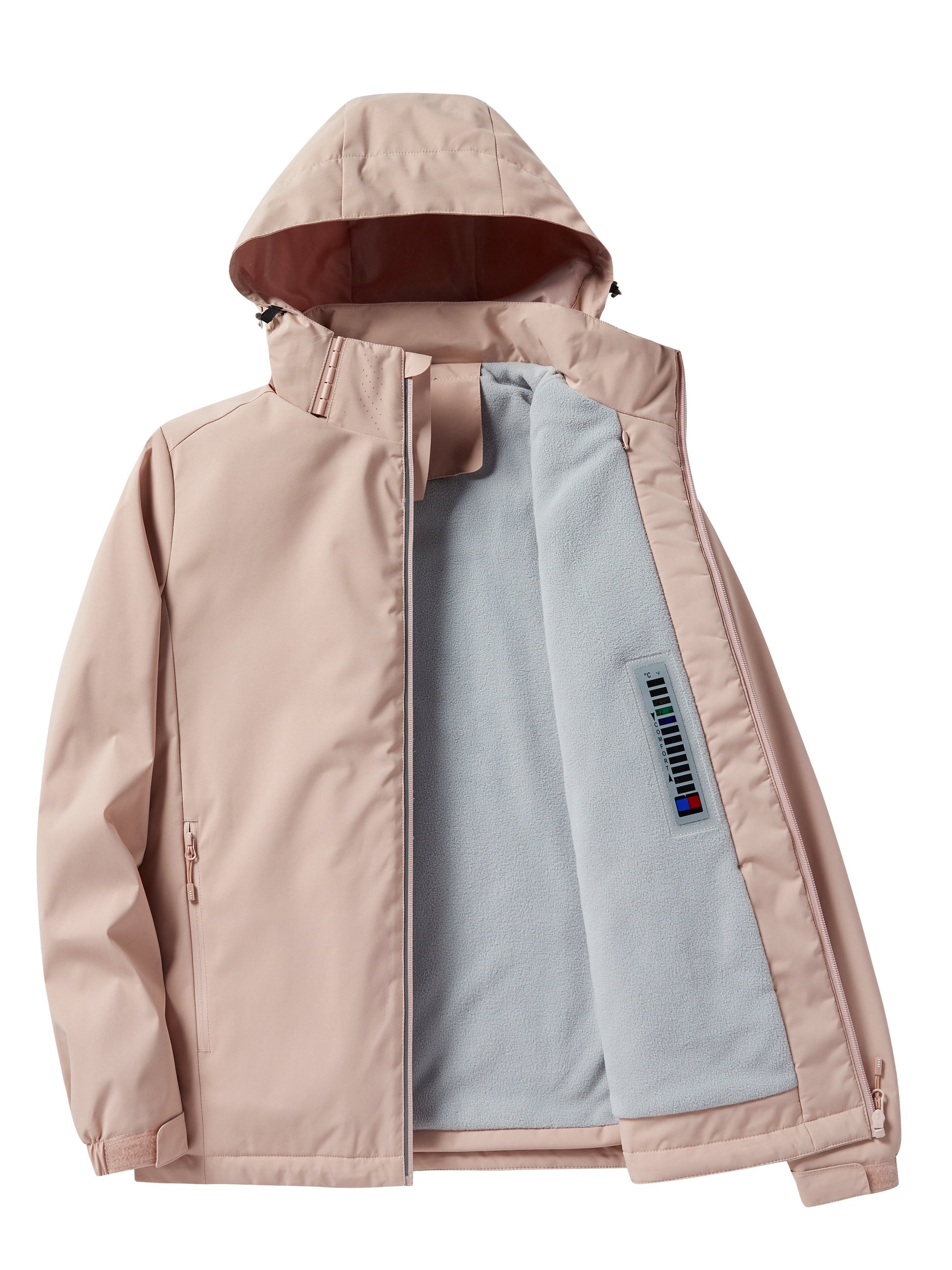 Valenzora Waterproof Fleece Winter Jacket with Hood for Women | Perfect for Outdoor Activities