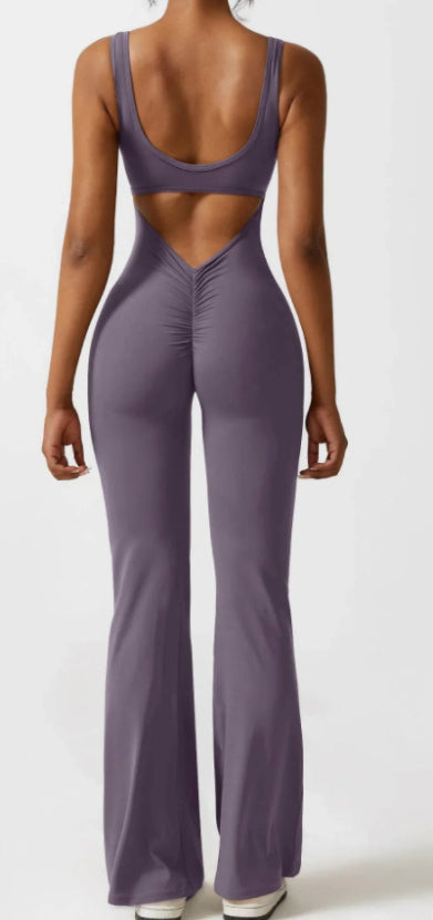 Valenzora | Yoga-Bodysuit – lässig, nahtlos mit offenen Details, Damenbekleidung
