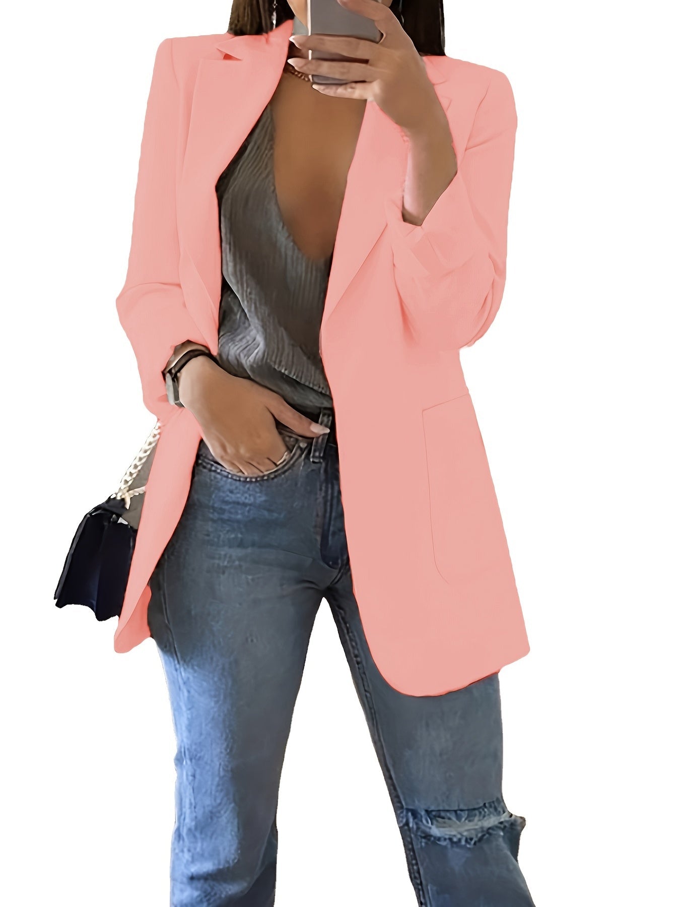 Valenzora | Lässiger Blazer in großen Größen