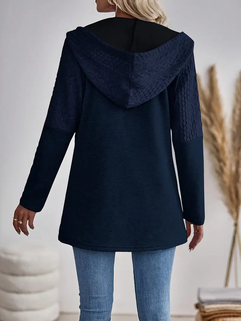 Valenzora | Damen-Kapuzenpullover mit Reißverschluss