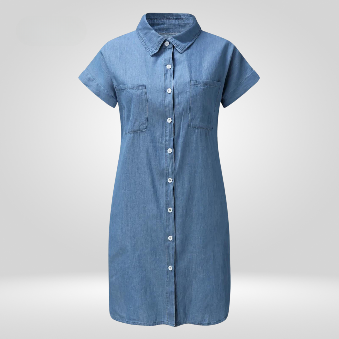 Valenzora | Elegantes Jeanskleid