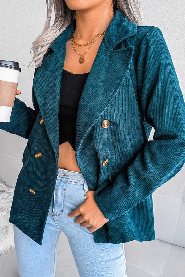 Valenzora | Front Page News Corduroy Blazer