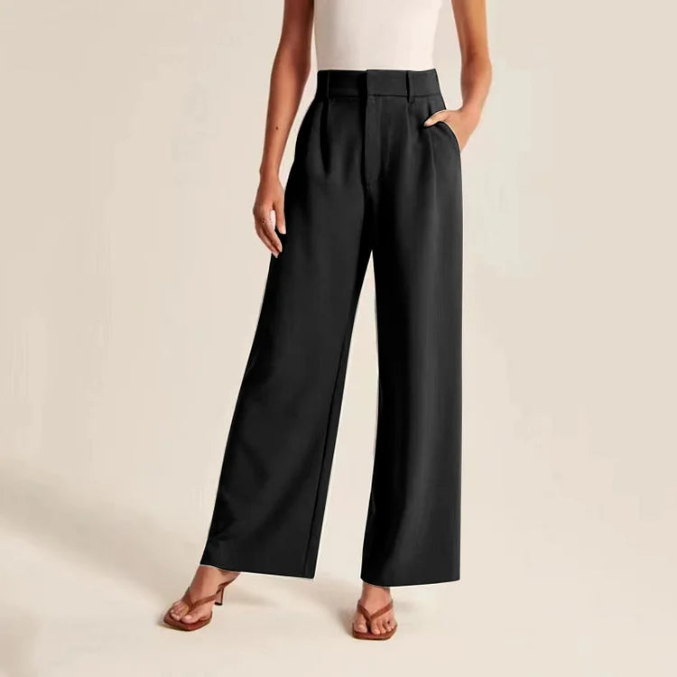 Valenzora - Women's Chic Wide Leg Trousers